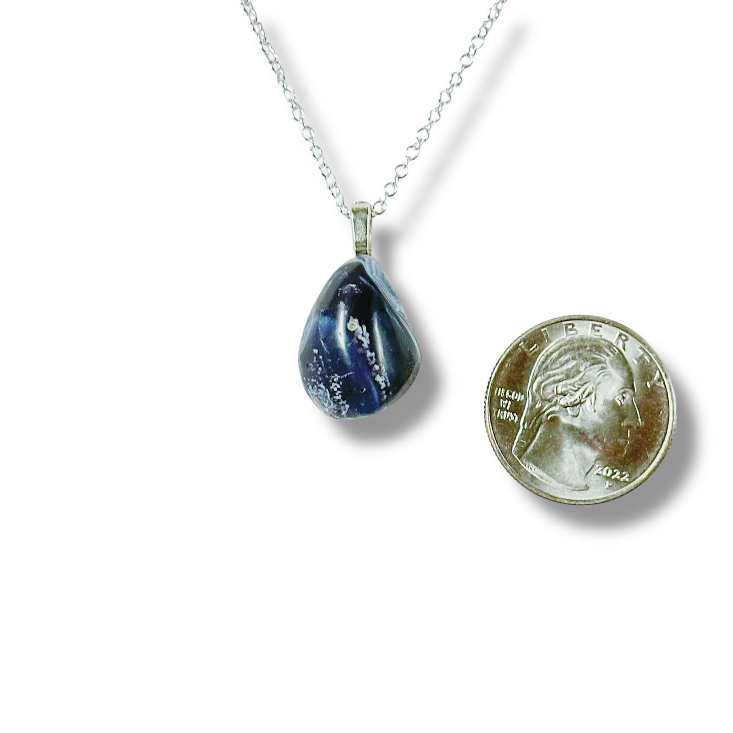 Leland Blue Necklaces on silver chain