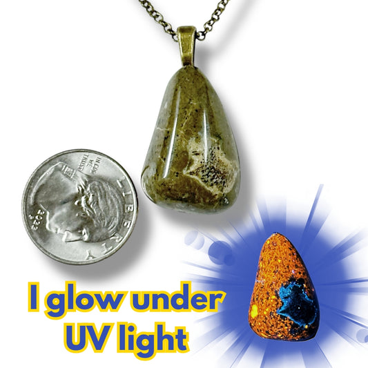 Neolite Necklace on bronze chain