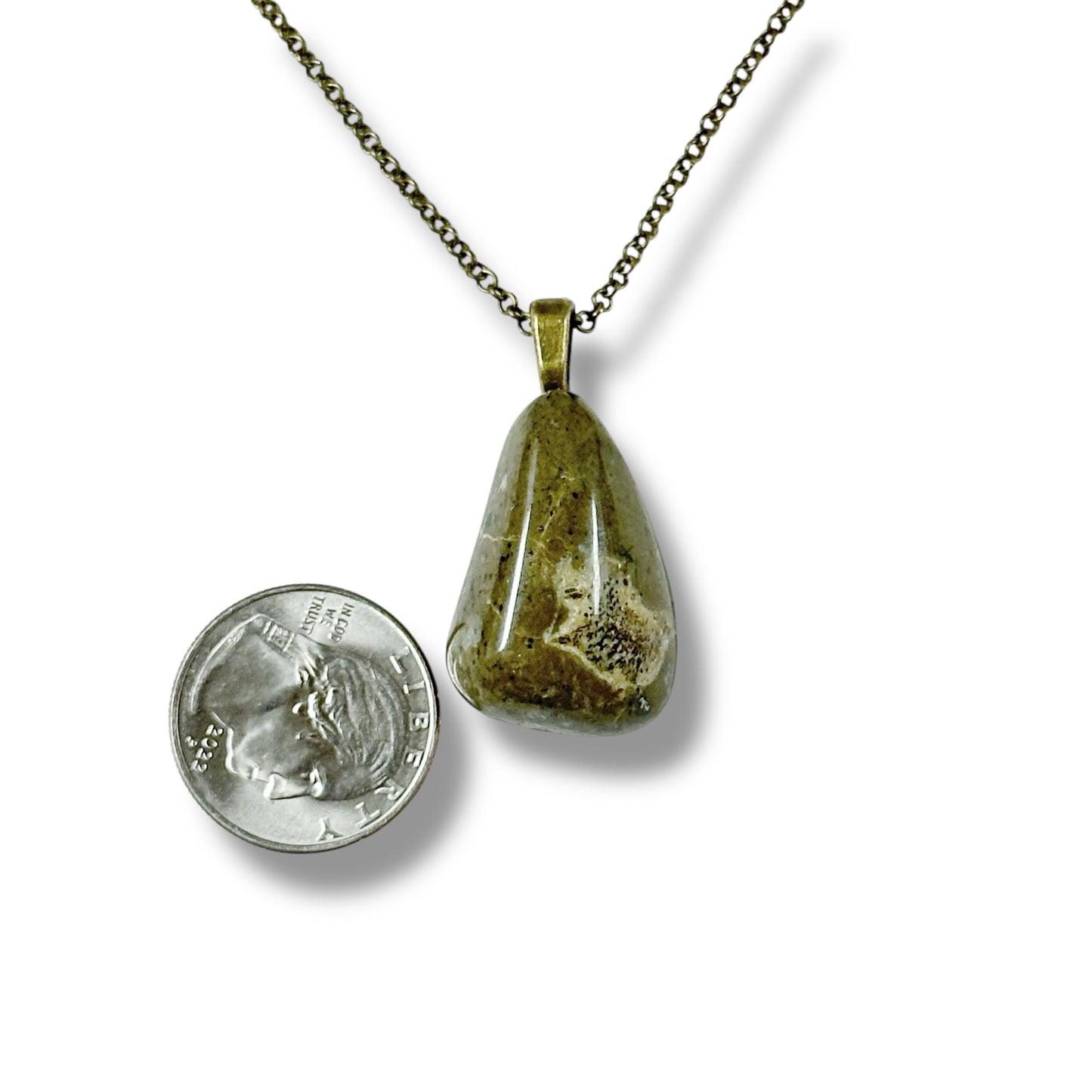 Neolite Necklace on bronze chain