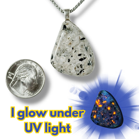 Neolite Necklace on silver chain