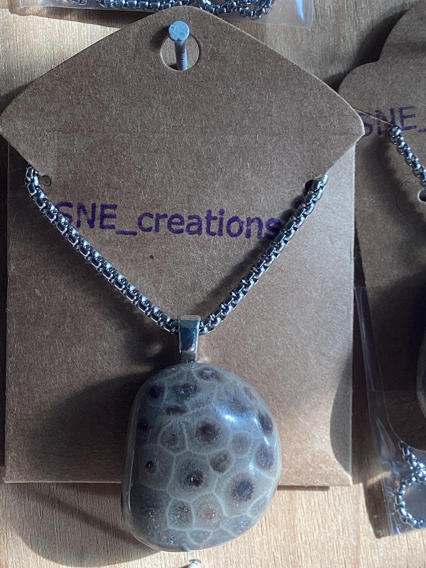 Petoskey Stone Necklace #111