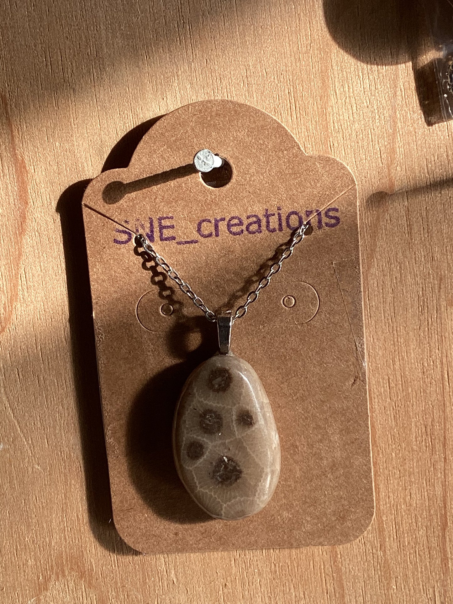 Petoskey Stone Necklace #110