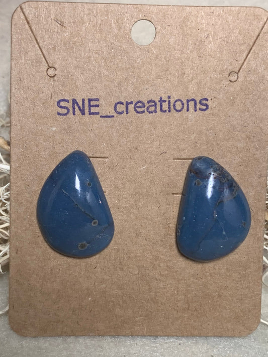 Leland blue stone earrings