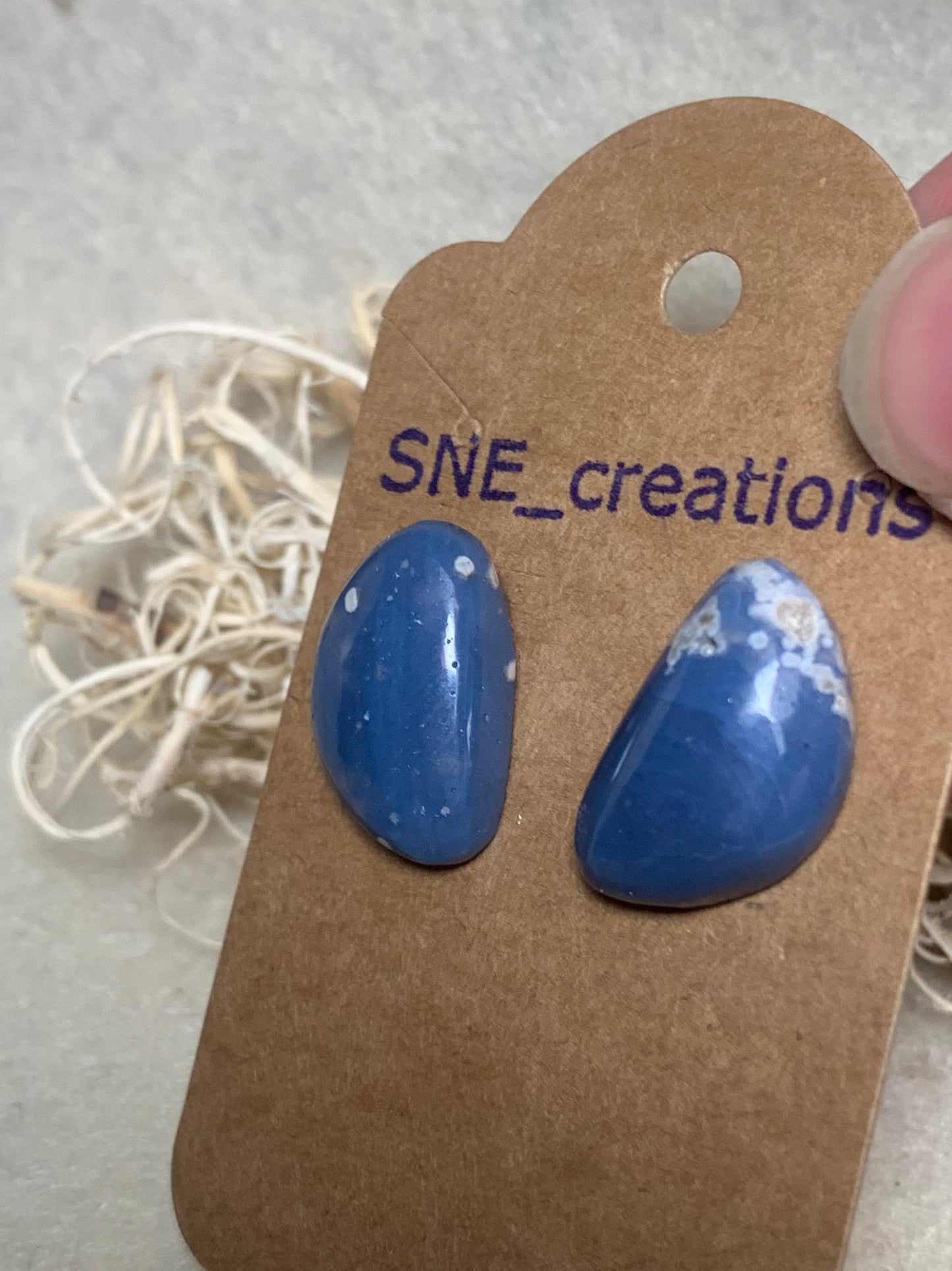 Leland Blue stone studs