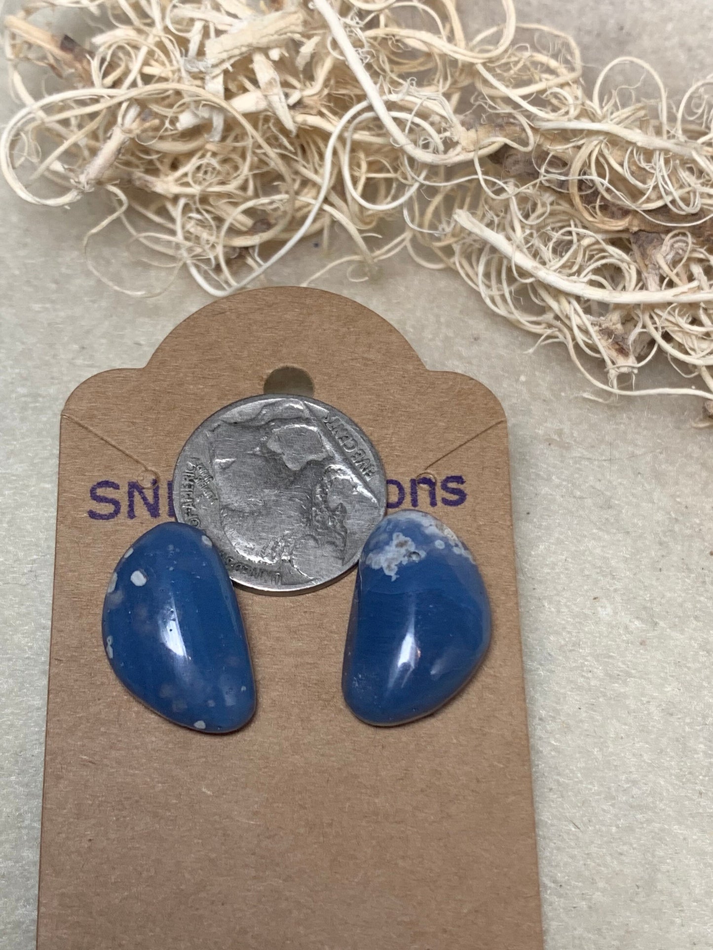 Leland Blue stone studs