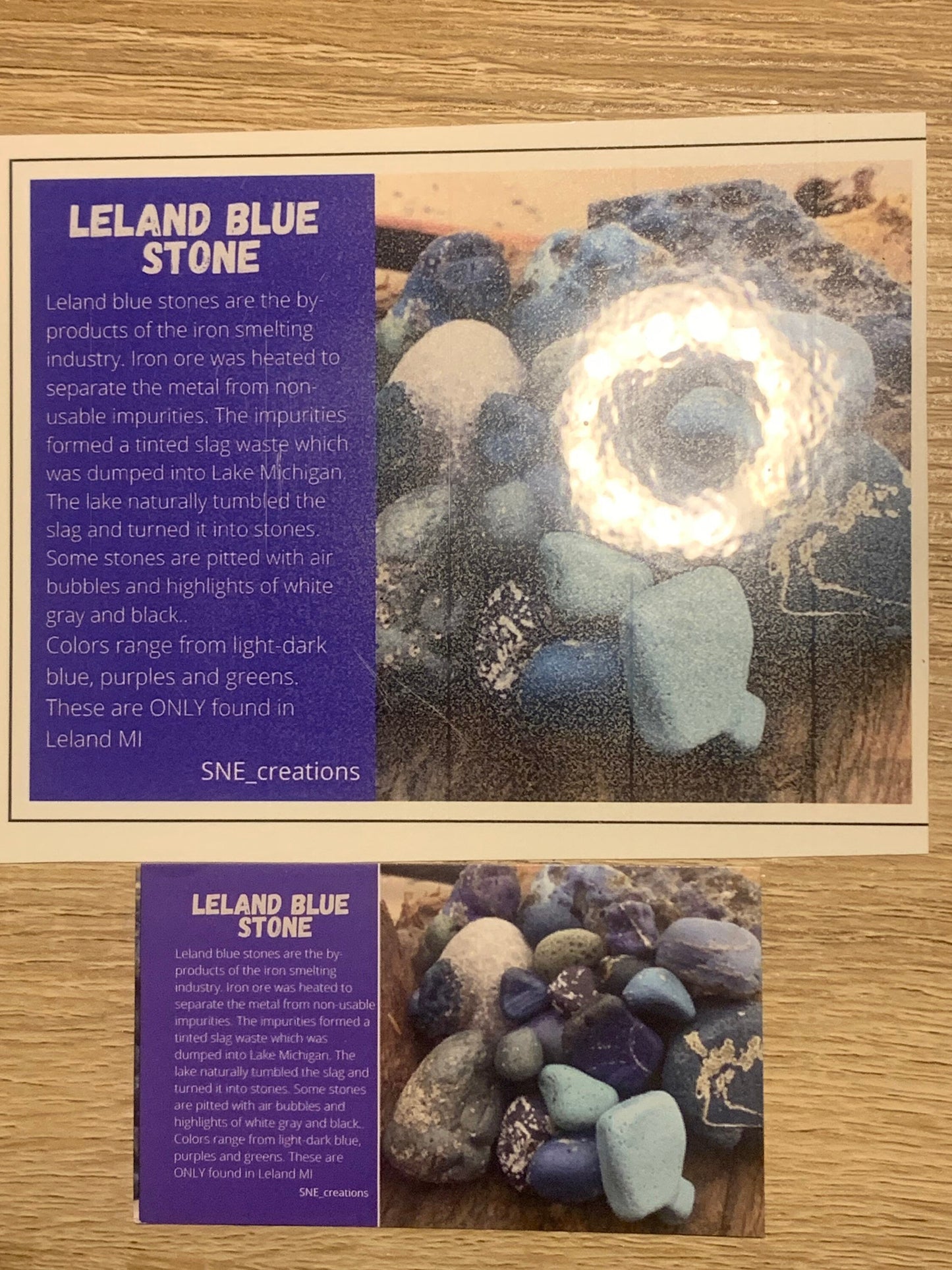 Leland Blue stone studs