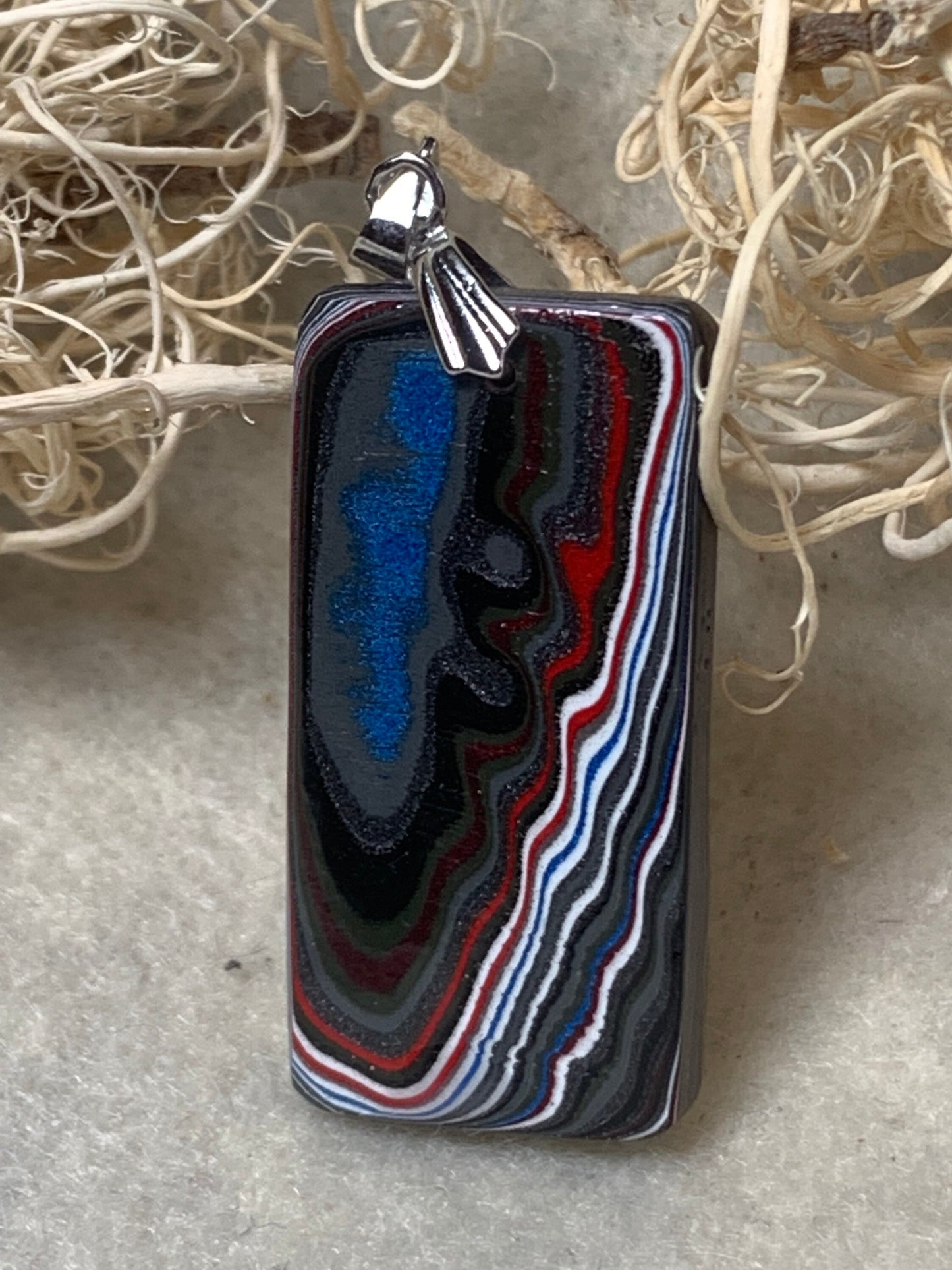 Toledo Jeep Wrangler Fordite Tuscadero reversible pendant