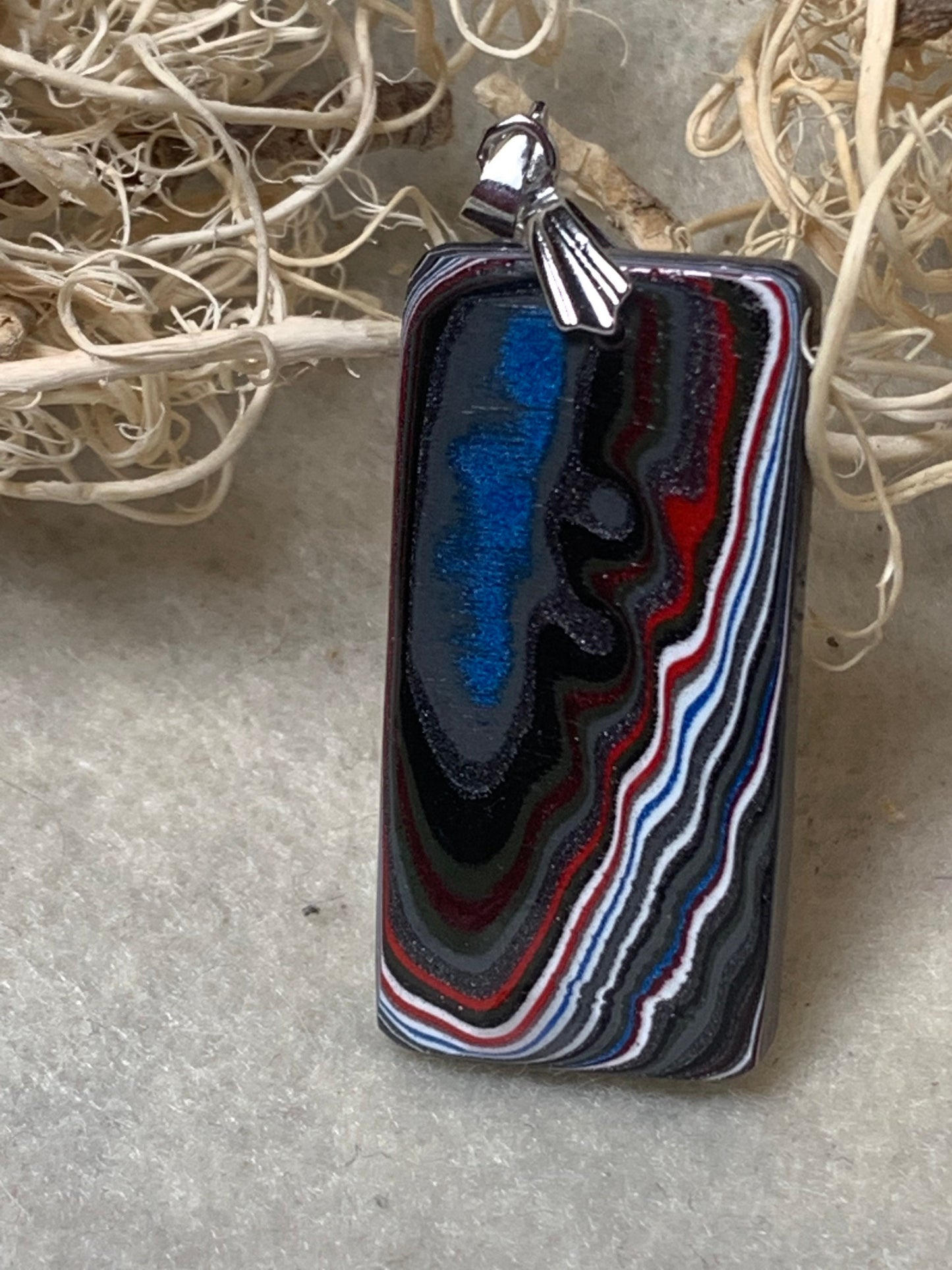 Toledo Jeep Wrangler Fordite Tuscadero reversible pendant