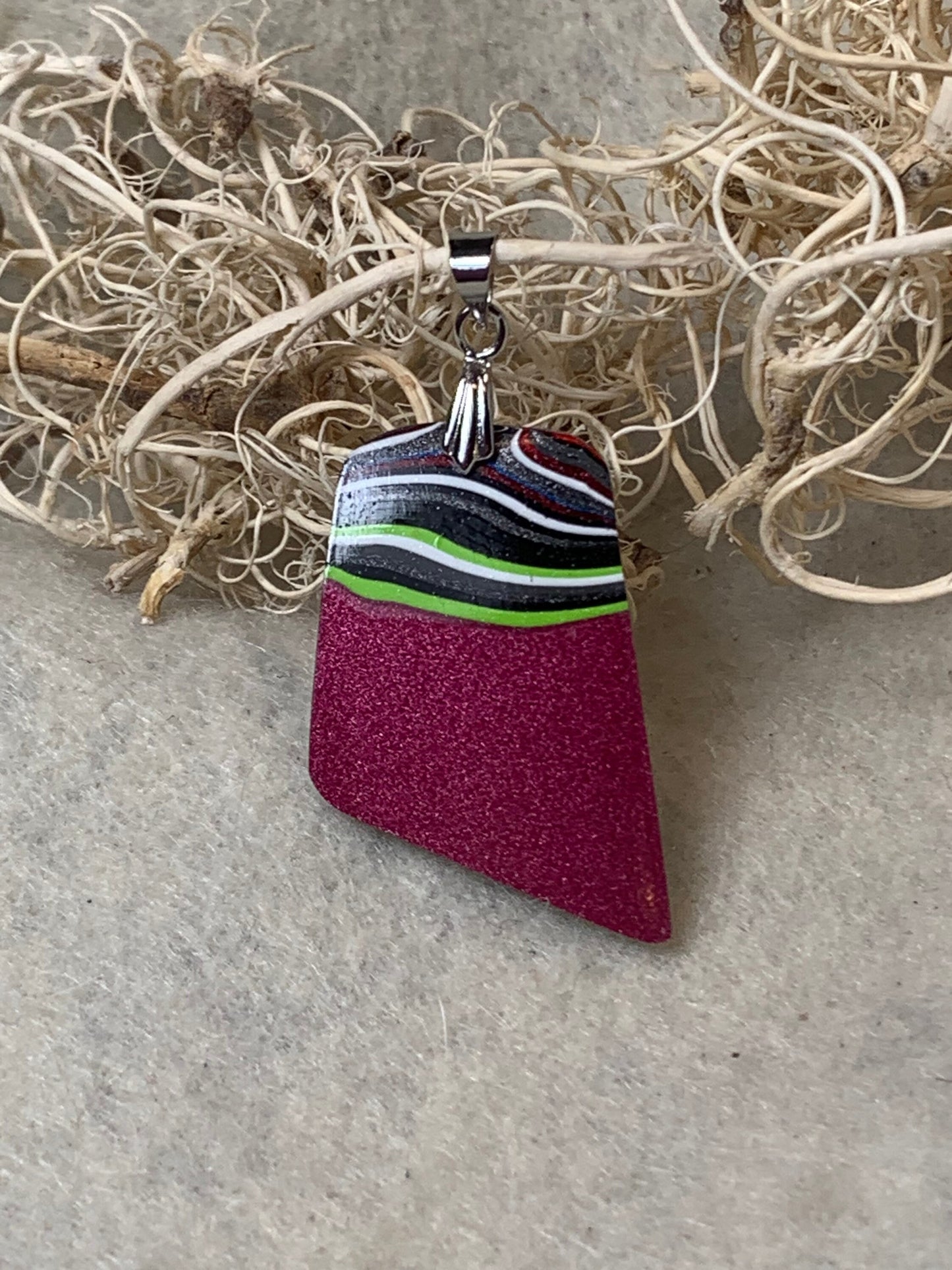 Toledo Jeep Wrangler Fordite Tuscadero pendant