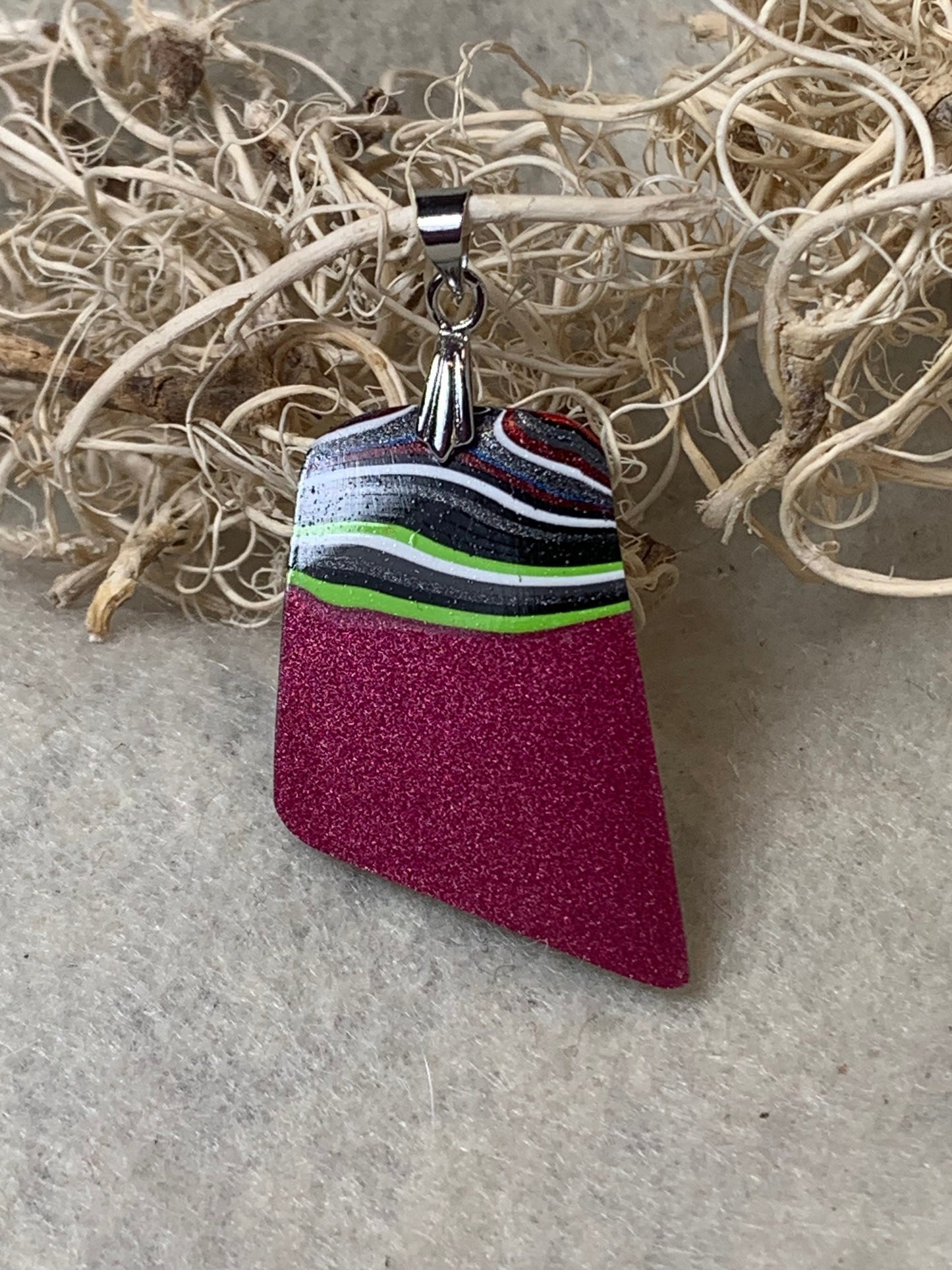 Toledo Jeep Wrangler Fordite Tuscadero pendant