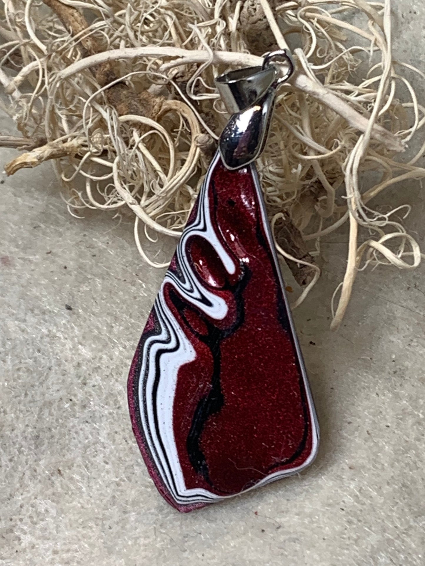 Toledo Jeep Wrangler Fordite Tuscadero reversible pendant