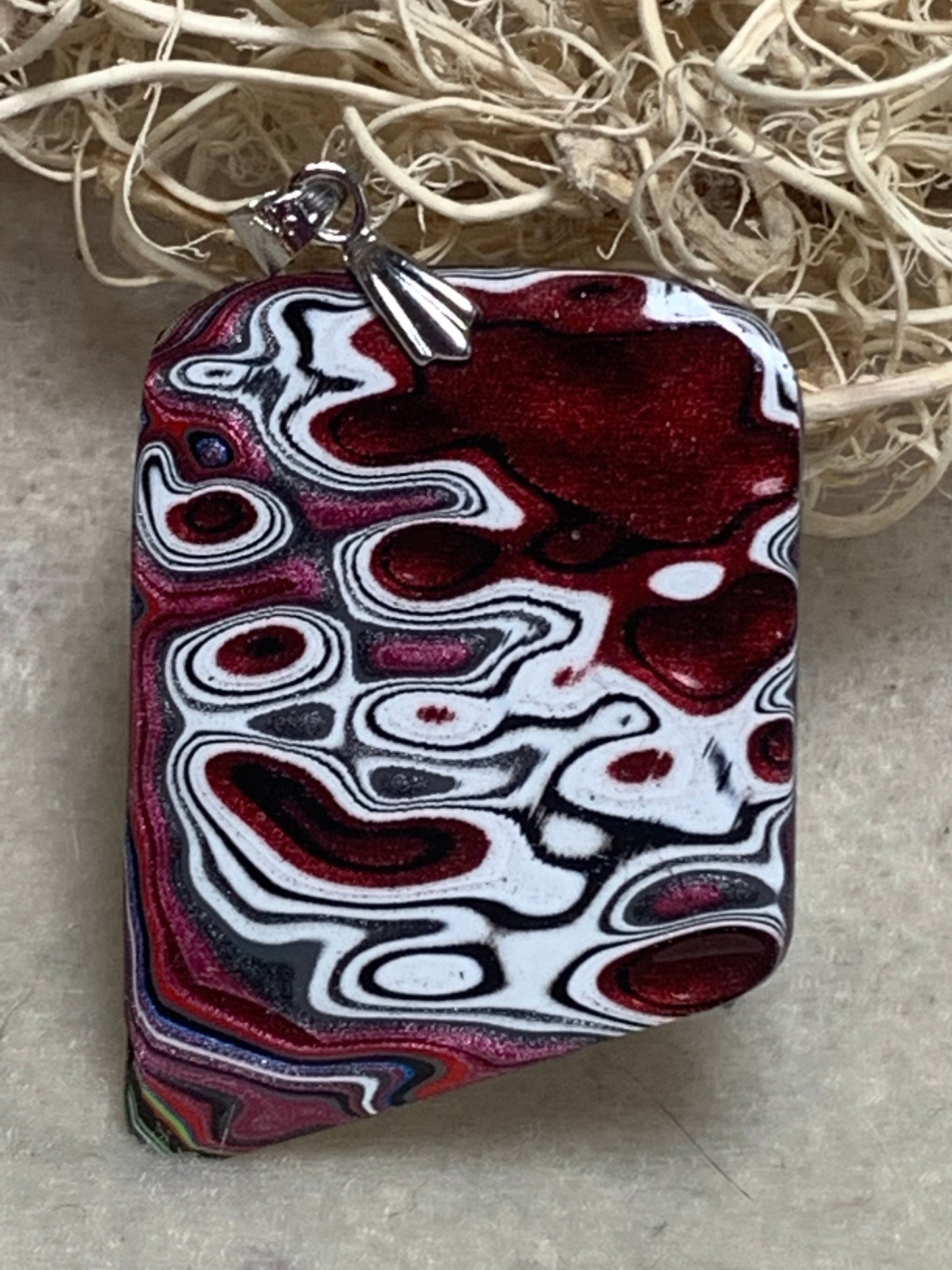 Toledo Jeep Wrangler Fordite Tuscadero reversible pendant