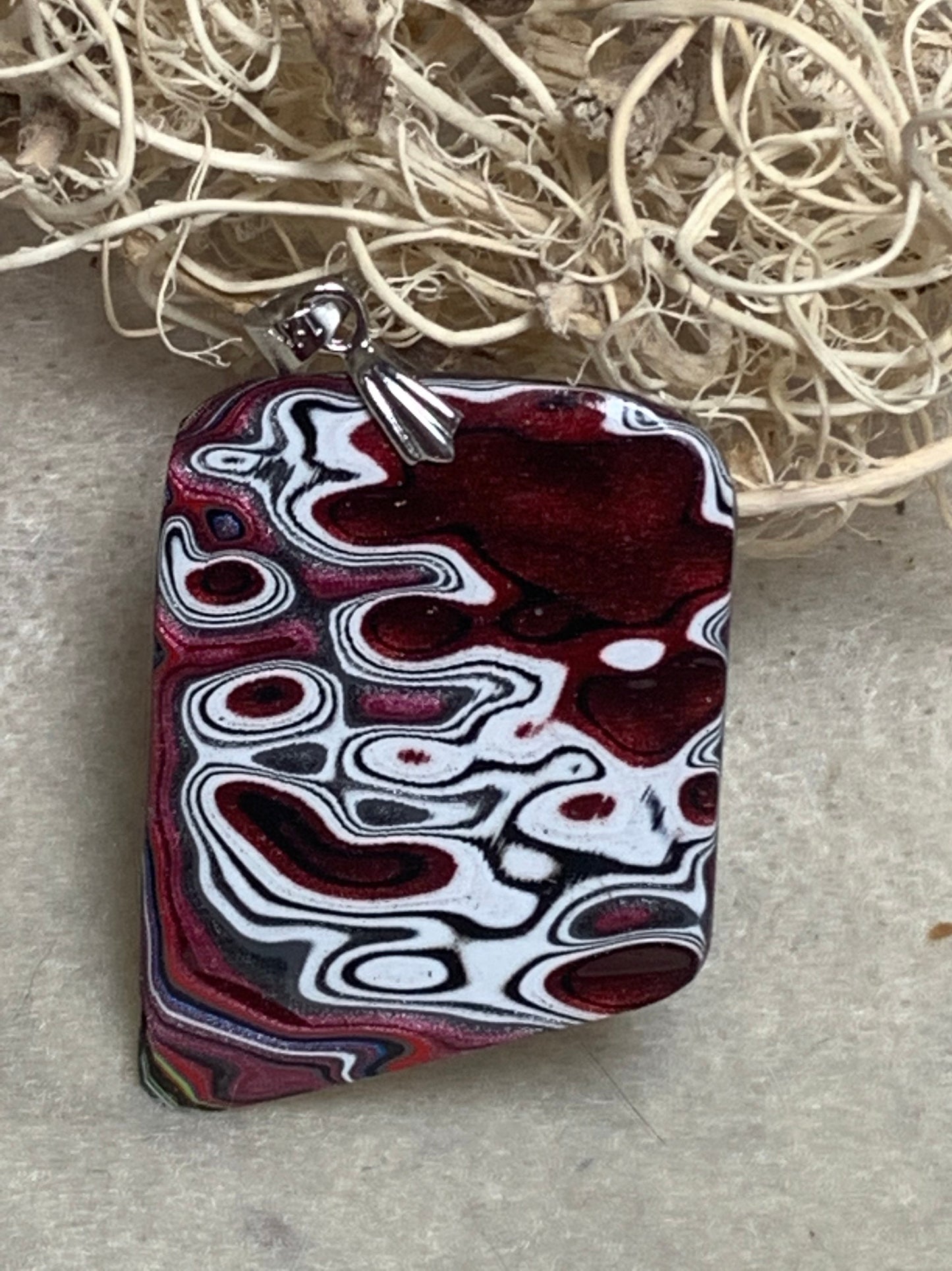 Toledo Jeep Wrangler Fordite Tuscadero reversible pendant