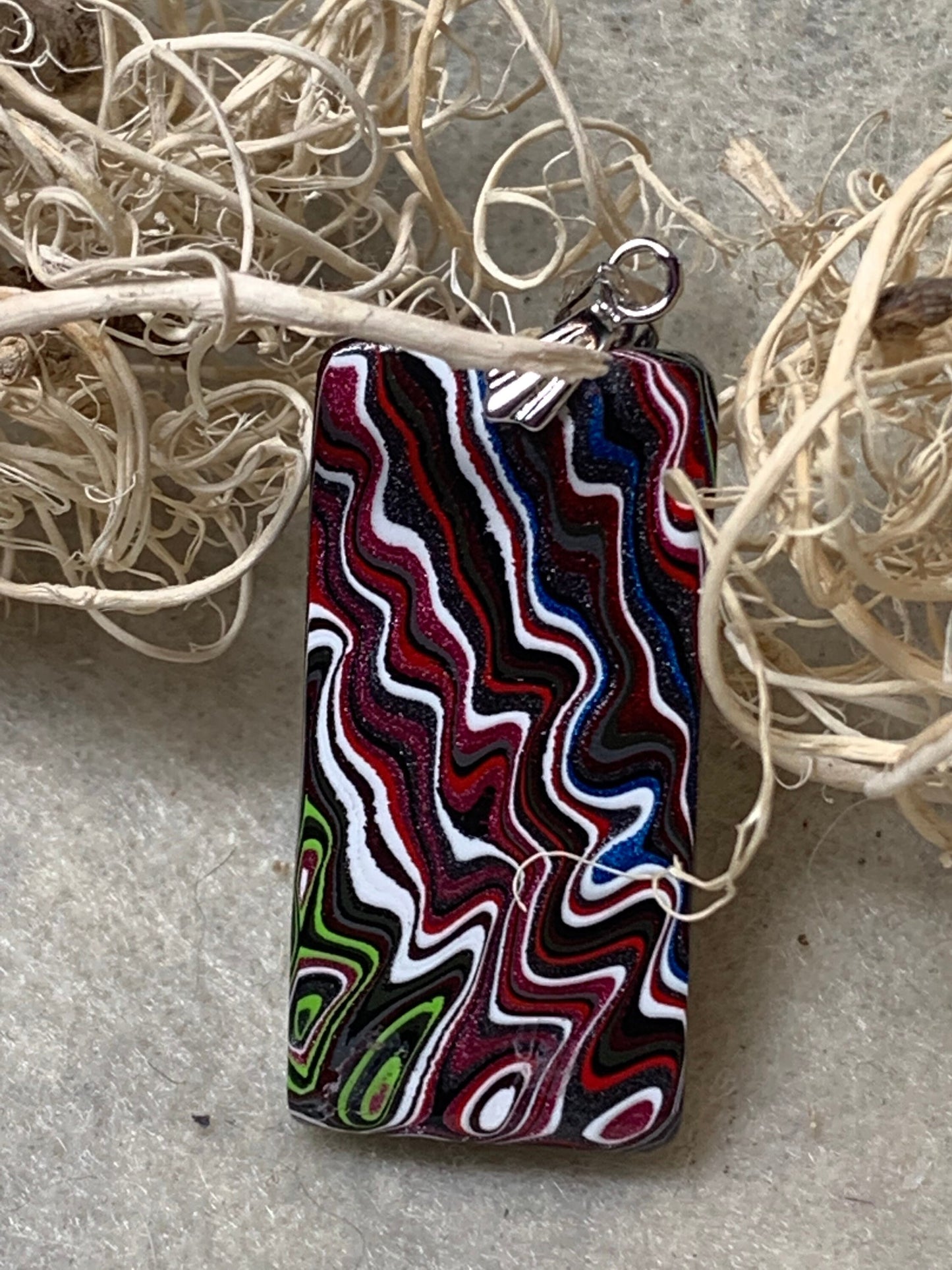 Toledo Jeep Wrangler Fordite Tuscadero reversible pendant