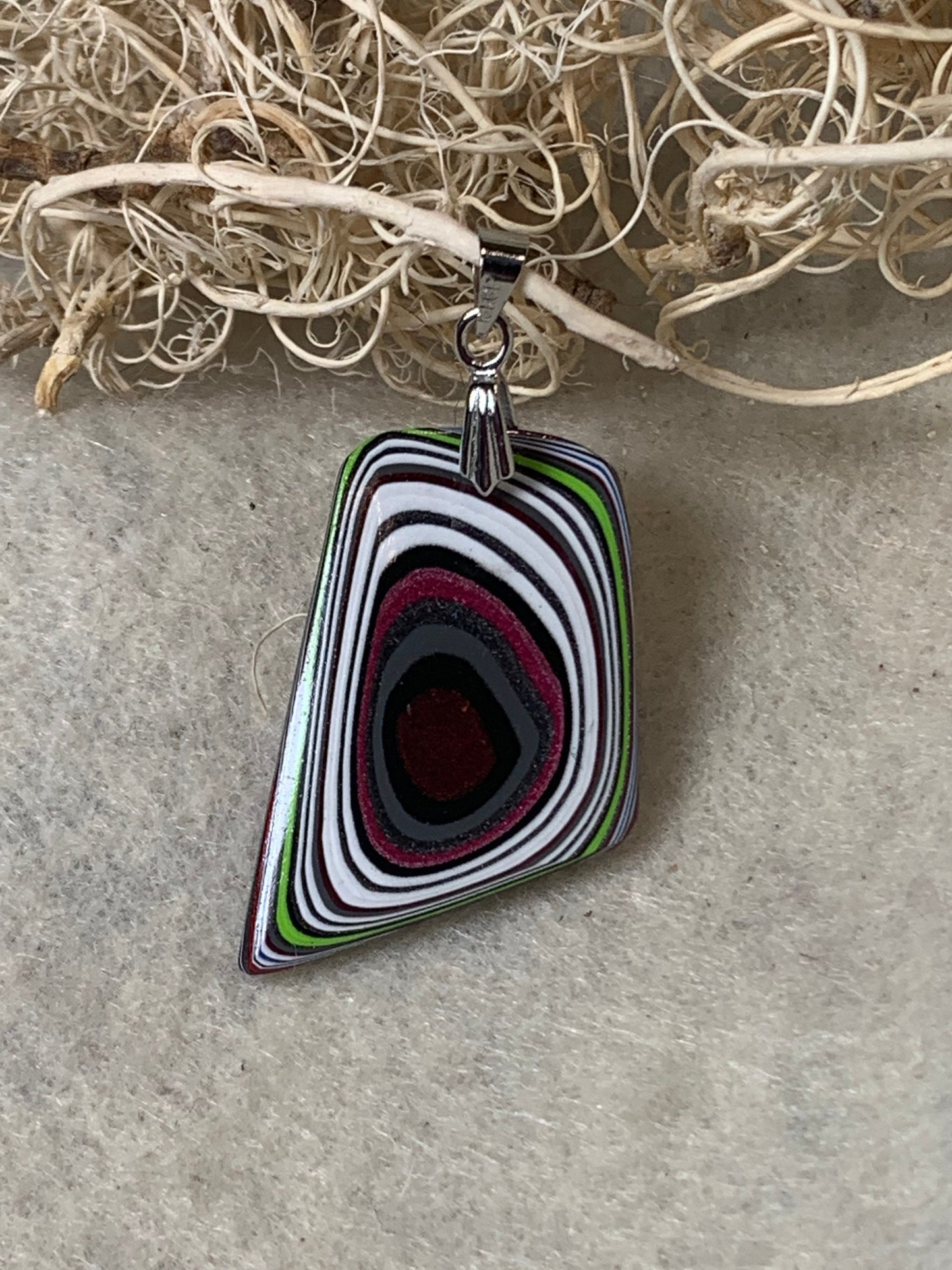 Toledo Jeep Wrangler Fordite Tuscadero pendant