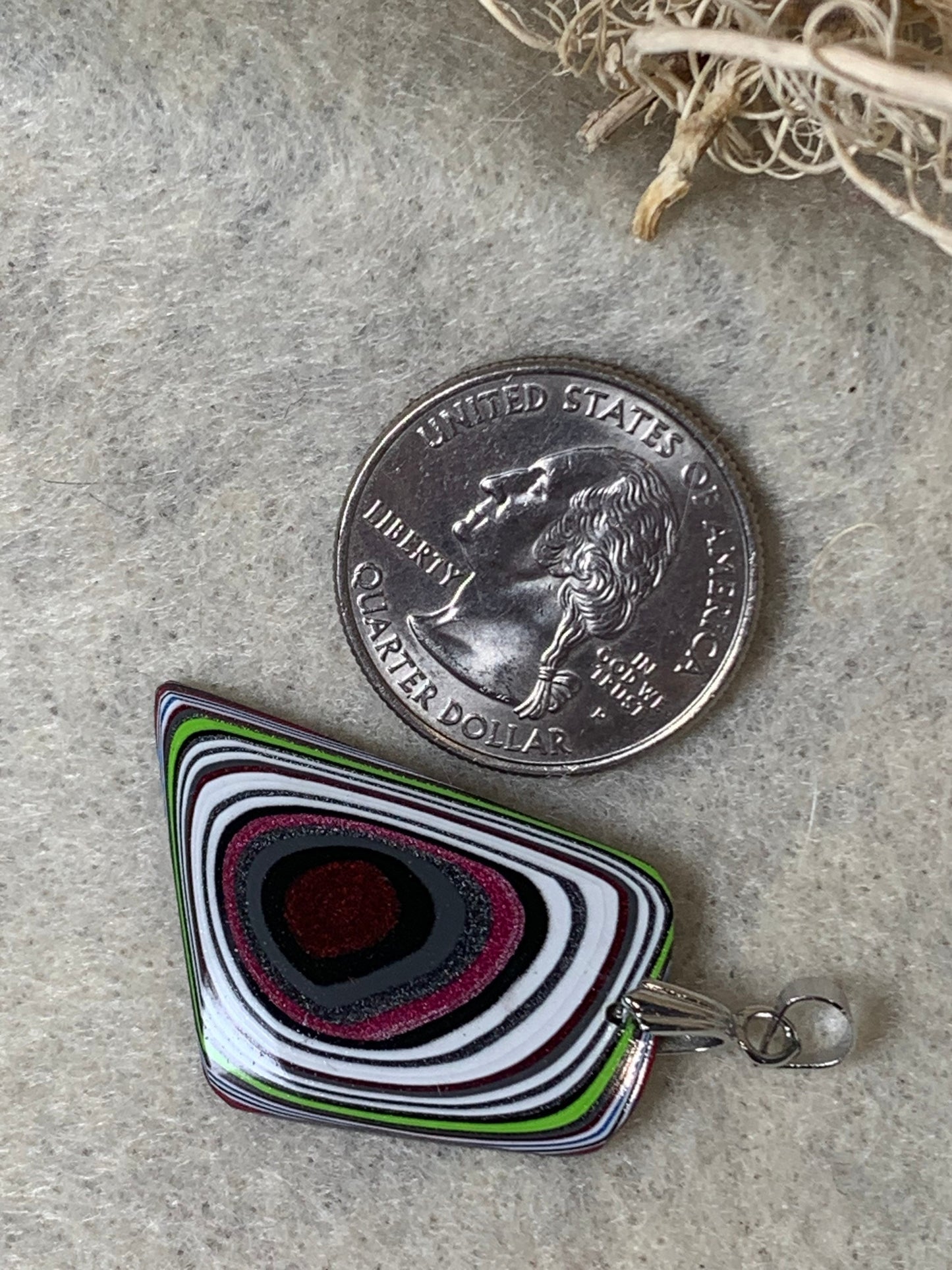 Toledo Jeep Wrangler Fordite Tuscadero pendant