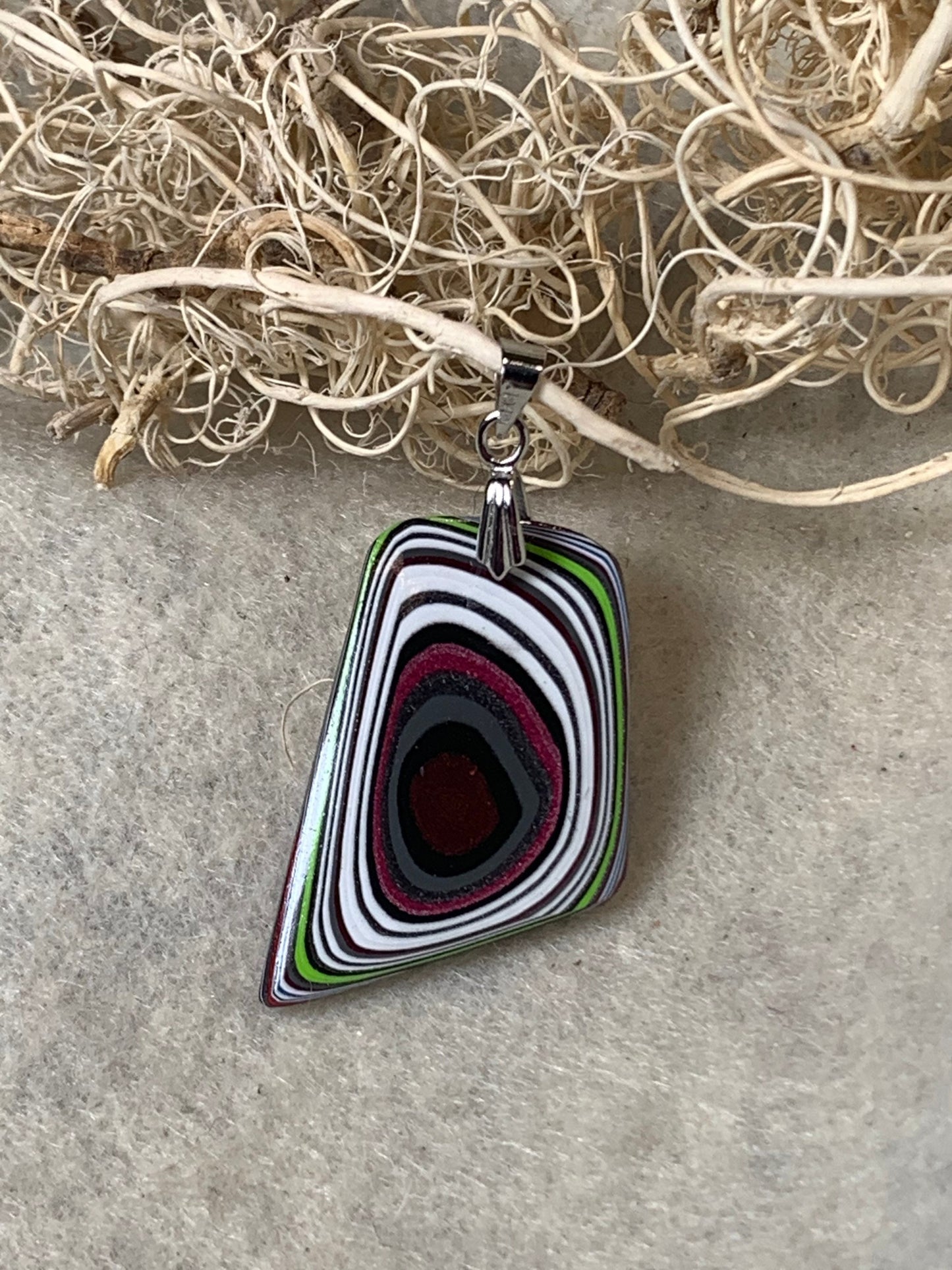 Toledo Jeep Wrangler Fordite Tuscadero pendant