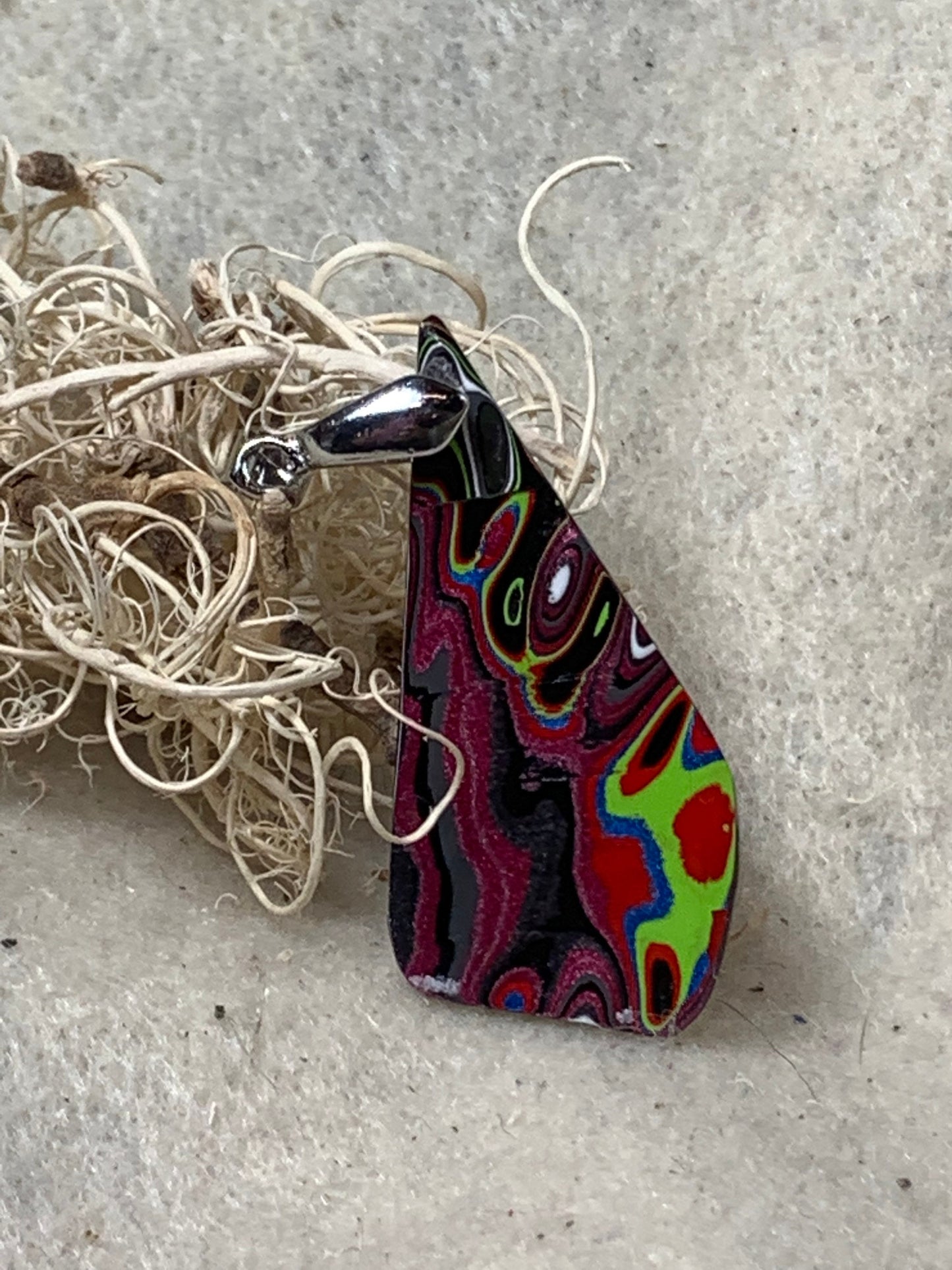 Toledo Jeep Wrangler Fordite Tuscadero reversible pendant