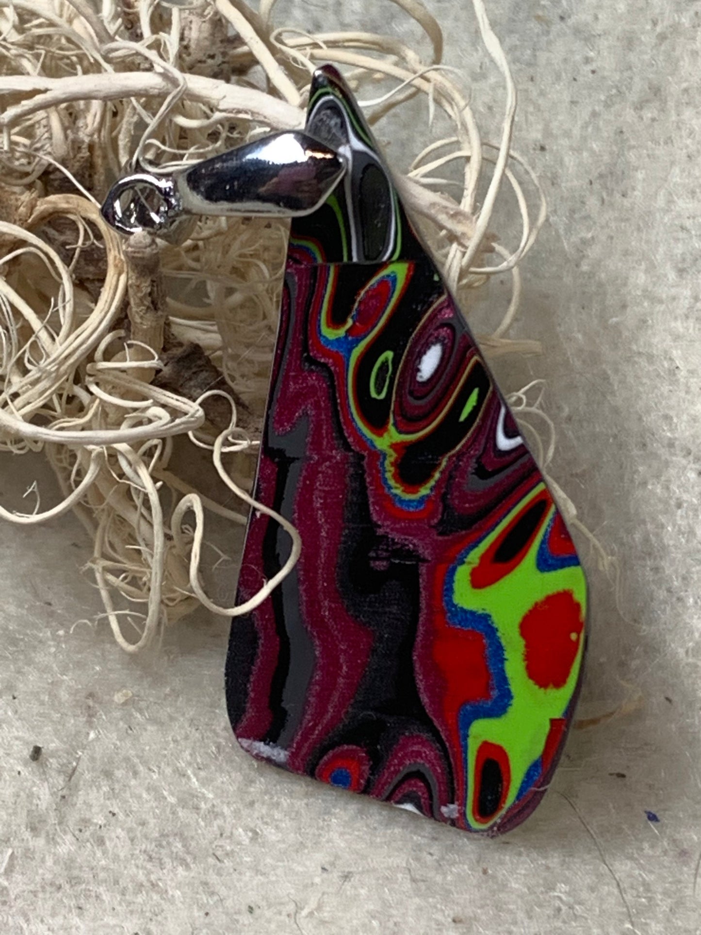 Toledo Jeep Wrangler Fordite Tuscadero reversible pendant