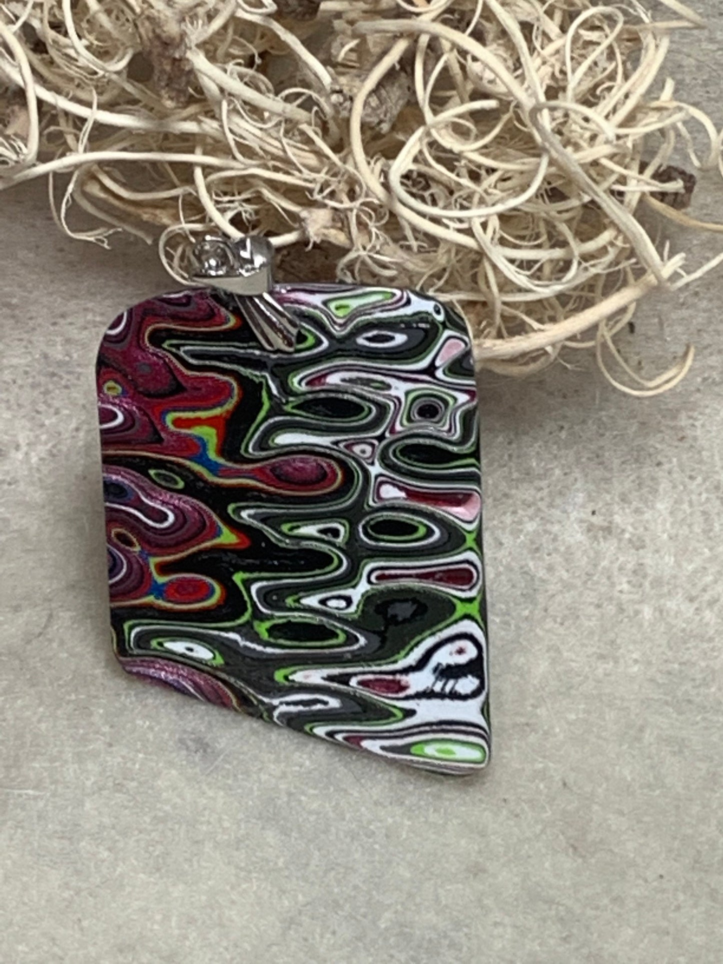 Toledo Jeep Wrangler Fordite Tuscadero reversible pendant