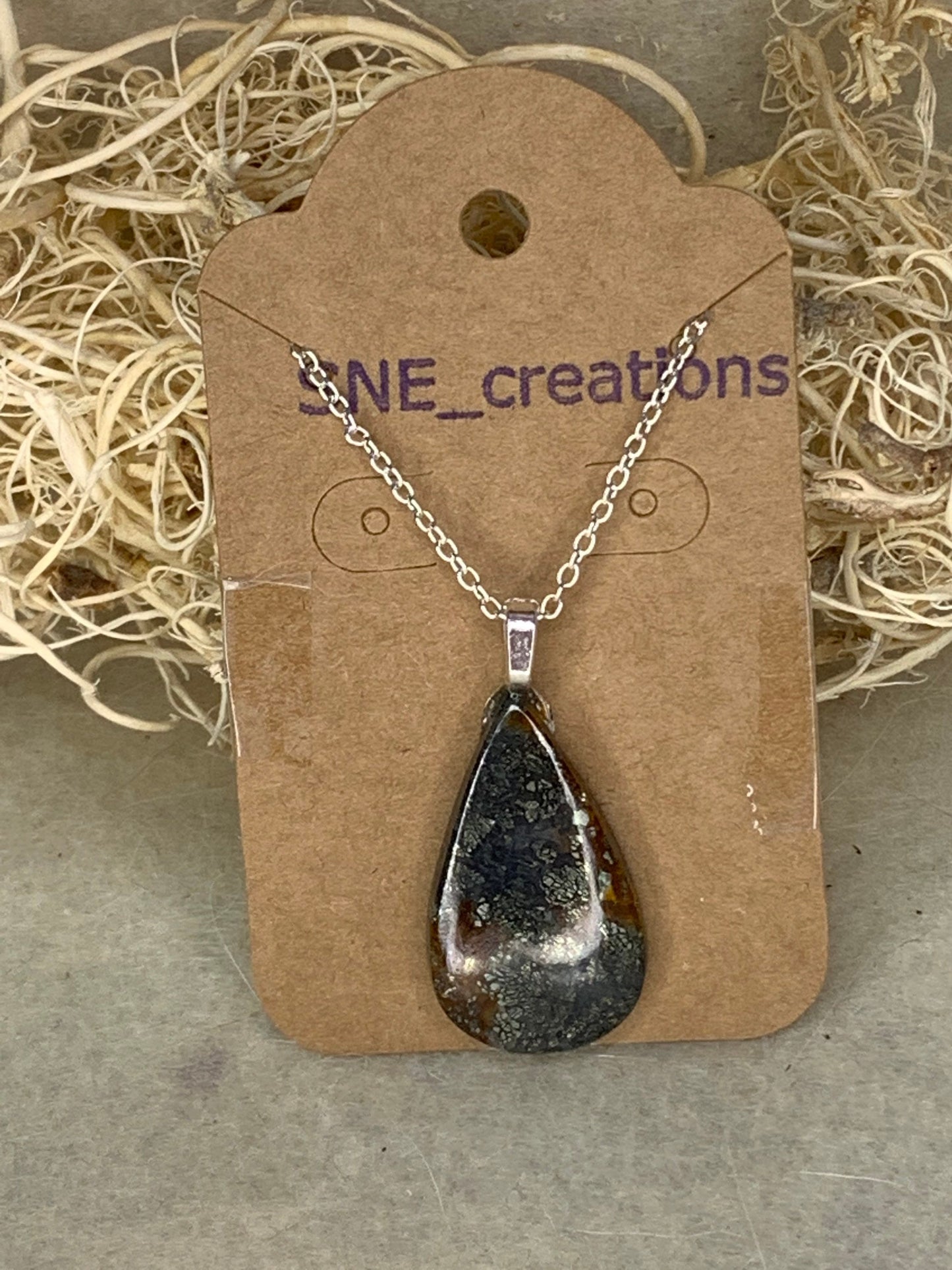 Indonesian Marcasite in Agate Necklace