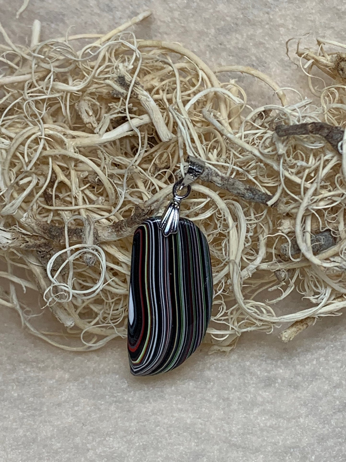 Toledo Jeep Wrangler Fordite Tuscadero reversible pendant