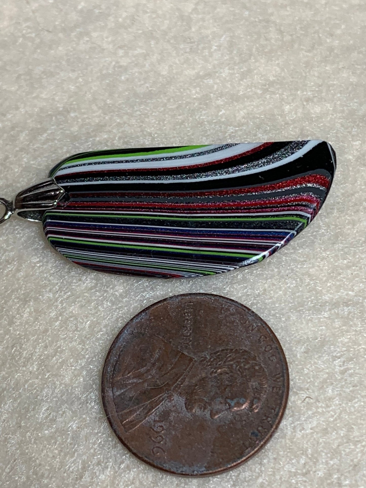 Toledo Jeep Wrangler Fordite Tuscadero reversible pendant